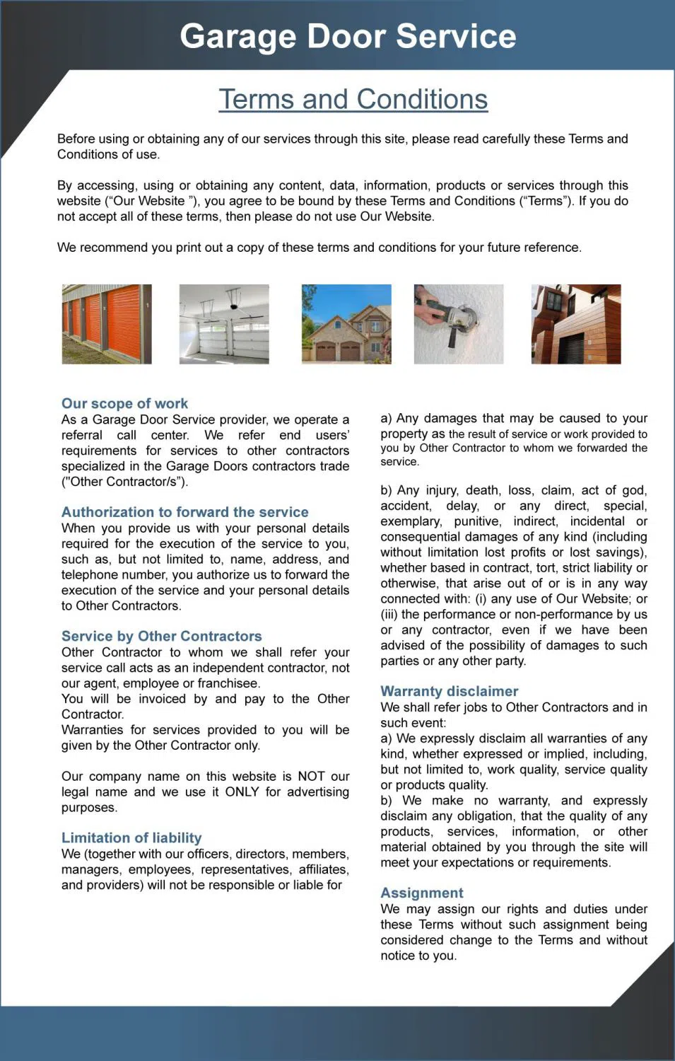 Golden Garage Door Service Colmar Manor, MD 301-778-0045